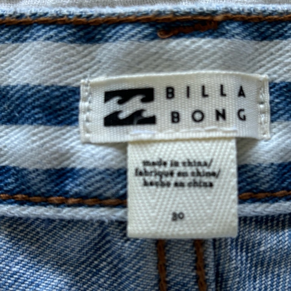 Billabong How Bout That Denim Shorts in sea spray - Picture 6 of 6
